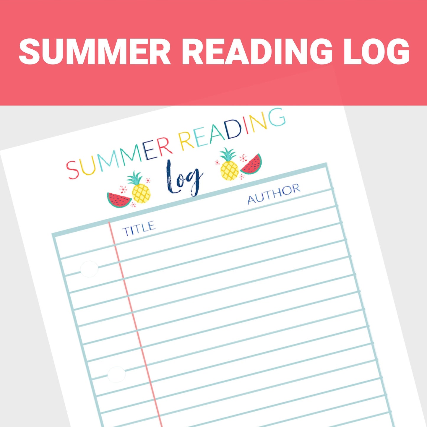 SUMMER READING CHALLENGE, Reading Log, Reading Tracker, Reading Log Kids, Summer Games, Instant Download